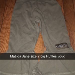 Army green MJ Ruffles